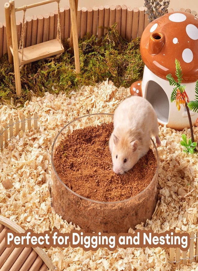 BUCATSTATE 5L Natural Coco Fiber Hamster Bedding, Soft Natural Coco Fiber Substrate for Small Pets & Dwarf Syrian Hamsters, Gerbils, Mice, Low-dust Hamster Hamsters - Image 4
